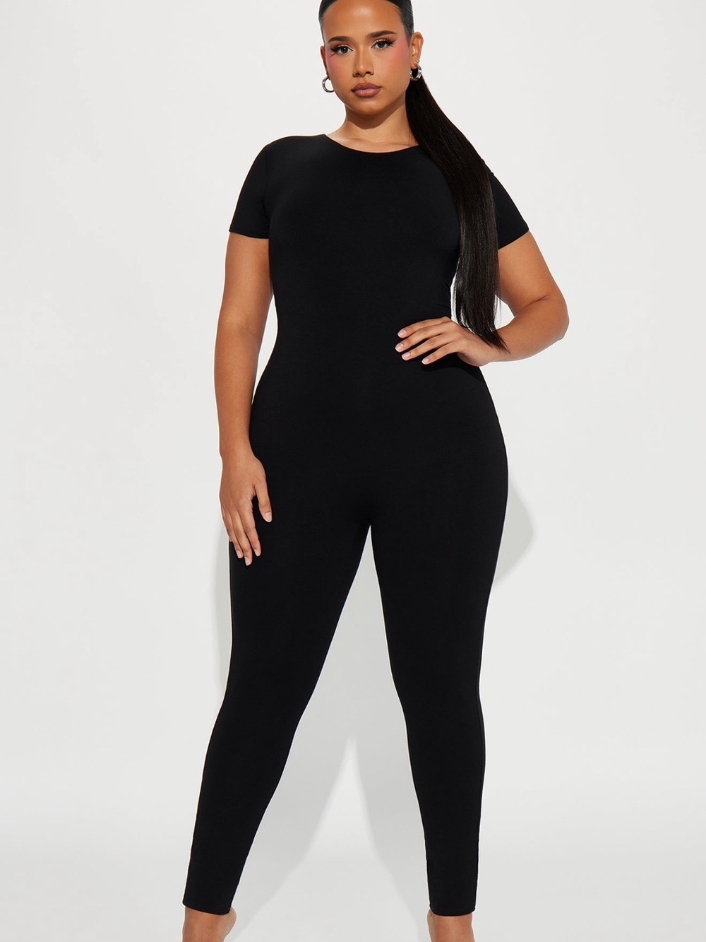 Plus Size Black Jumpsuit